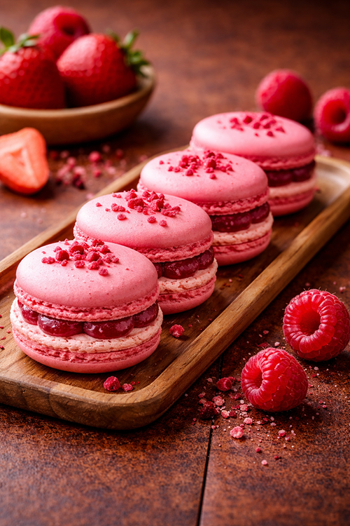 มาการองรสราสเบอร์รี่ / สตรอว์เบอร์รี่